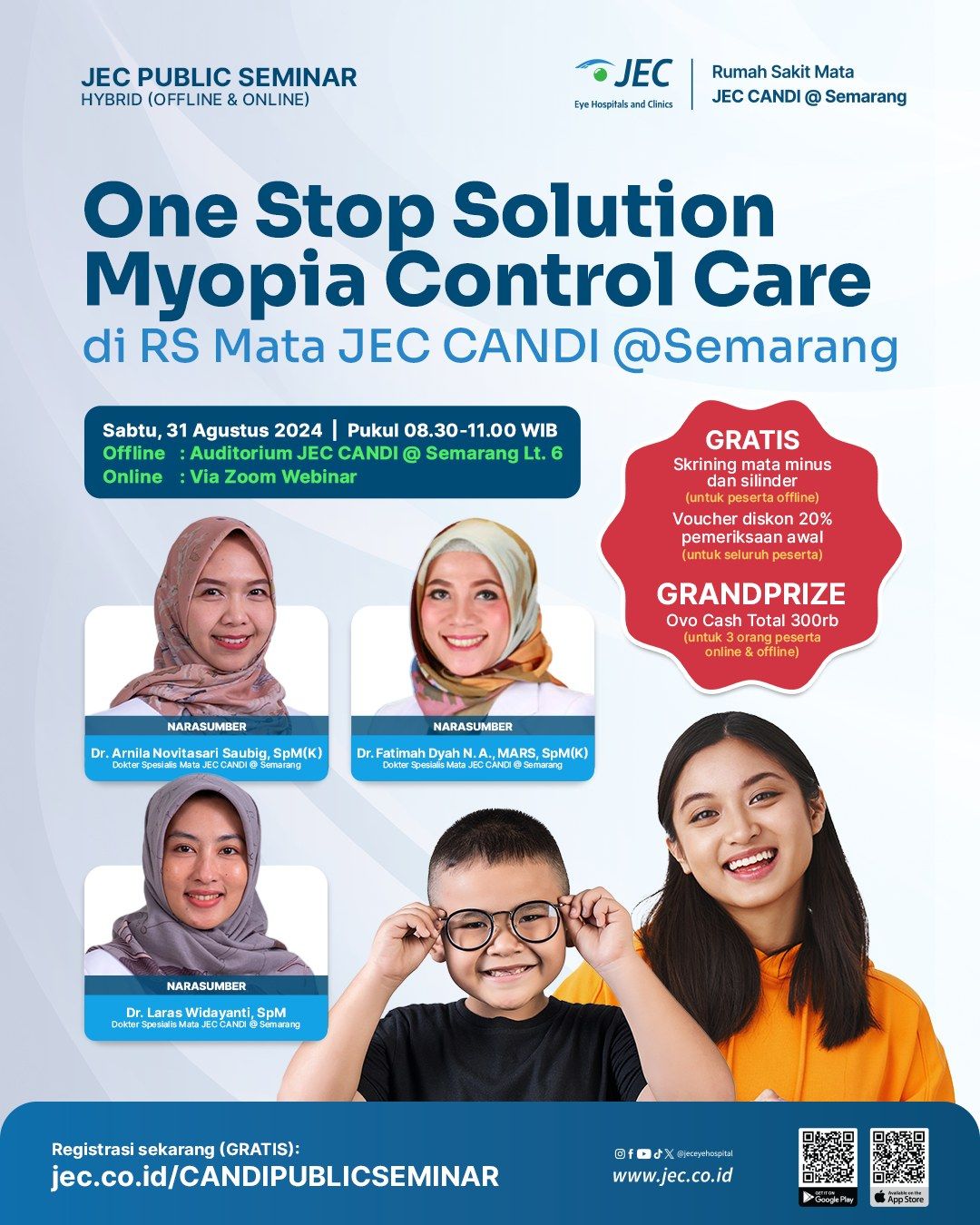 Public Seminar Myopia di RS Mata JEC CANDI @ Semarang